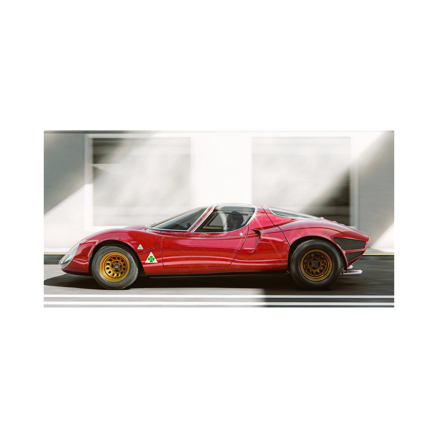 Alfa Romeo Tomeo car art poster for car lovers in UAE