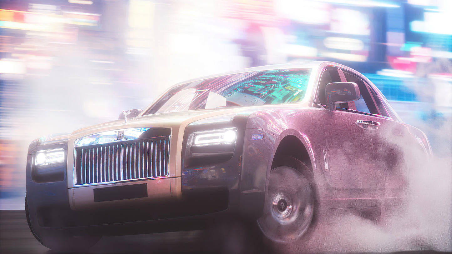 Rolls-Royce Phantom Neon Drift