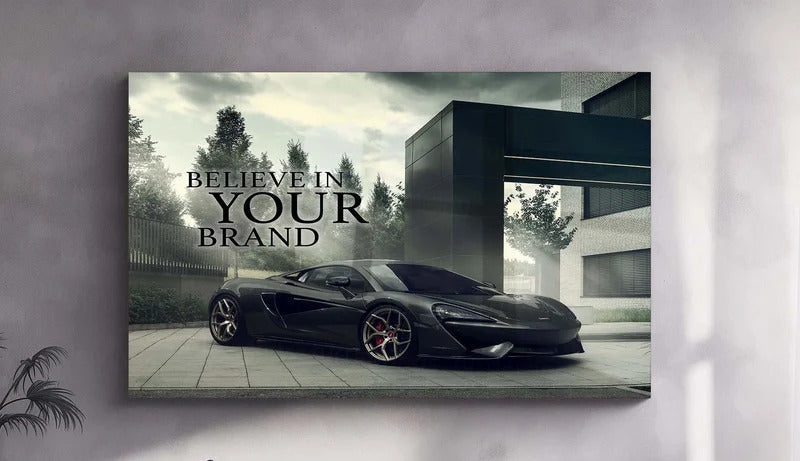 Brand Based Automotive Wall Art: How Car Identity Shapes Artistic Expression