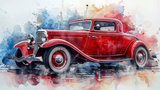 Classic & Vintage Car Wall Art: Heritage, Nostalgia & Timeless Design