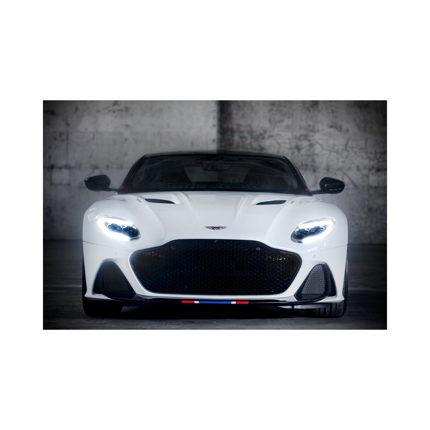 Aston Martin DBS Superleggera luxury car artwork for UAE car enthusiasts