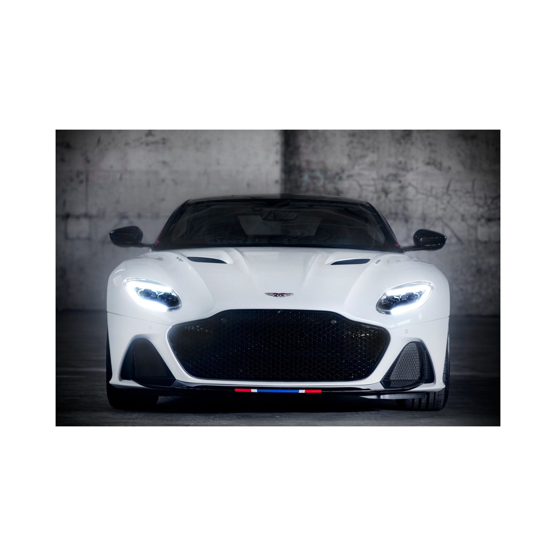 Aston Martin DBS Superleggera luxury car artwork for UAE car enthusiasts