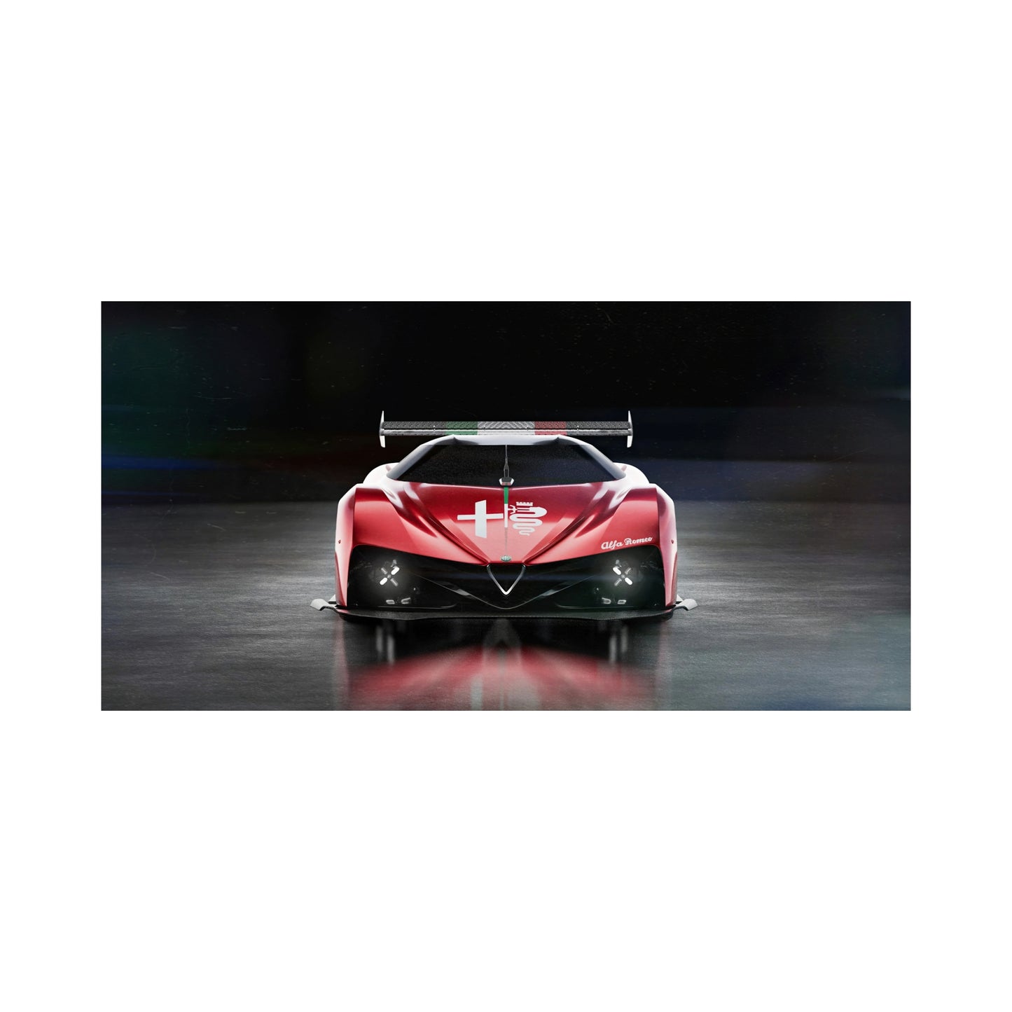 Alfa Romeo Concept Supercar artwork for car lovers in UAE