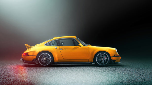 Singer Porsche Timeless Yellow Profile